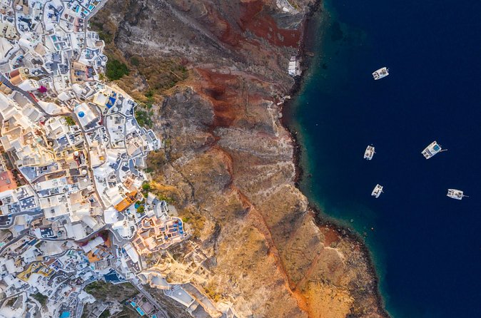 Experience Santorini Sunset by Helicopter - Palea and Nea Kameni, Santorini’s volcanic core