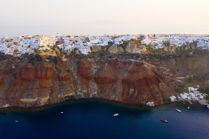 Experience Santorini Sunset by Helicopter - Oia from the air