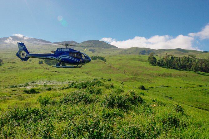 First Class Maui & Molokai Helicopter Tour with Landing - Crossing the channel to Molokai’s sea cliffs