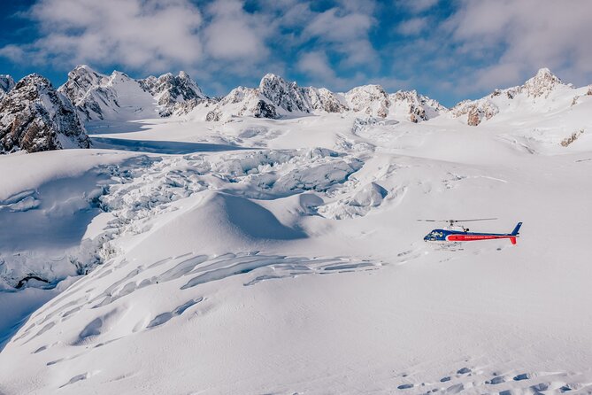 Fox Glacier and Mount Cook Helicopter Flight with Snow Landing - Flying over Fox Glacier’s crevasses and icefalls