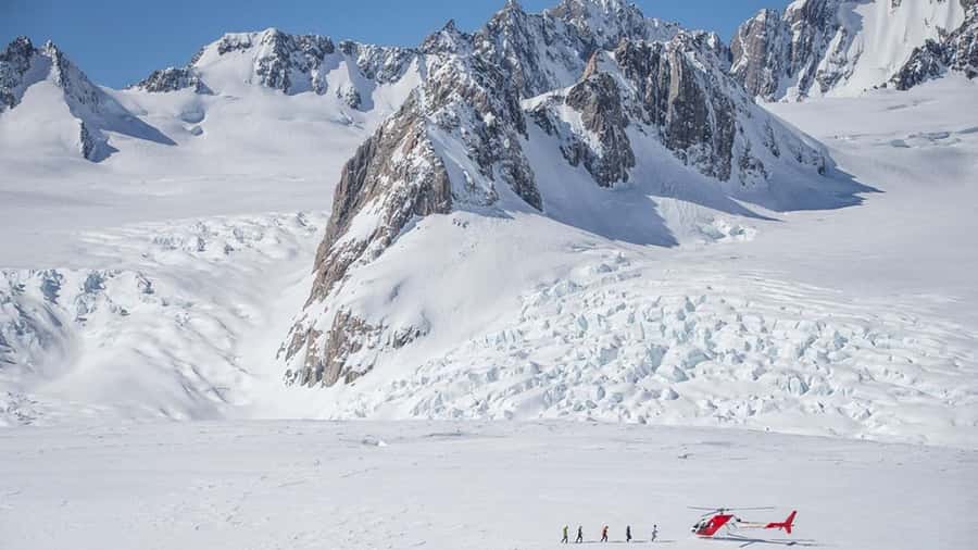 Fox Glacier: Scenic Helicopter Flight with Snow Landing - Taking off from Fox Glacier Township