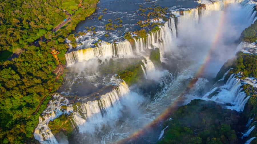 Foz do Iguaçu: Helicopter Flight over the Iguassu Falls - Who will enjoy this most