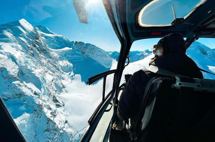 Franz Josef: 4-Glacier Helicopter Ride with 2 Landings - Franz Josef Glacier from terminal moraine to ice river