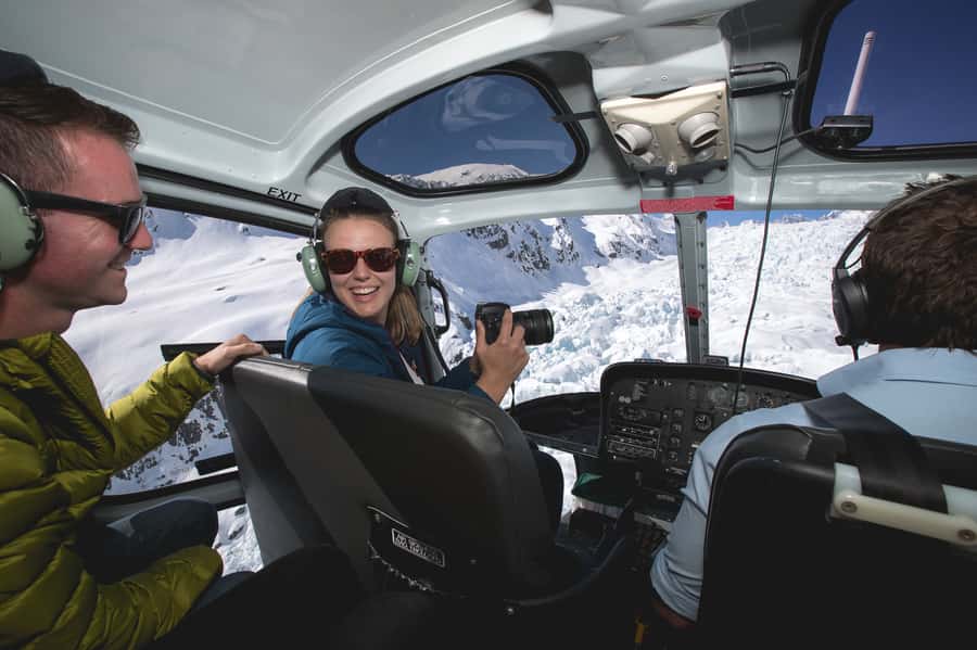 Franz Josef Glacier Helicopter Flight with Snow Landing - Landing on the glacier snowfield