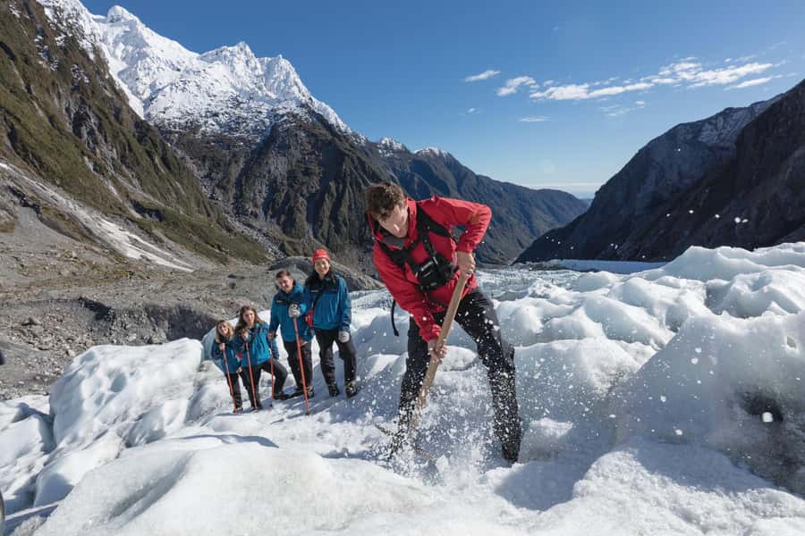 Franz Josef: Glacier Ice Climb experience with Heli Transfer - Weather can shape the whole day