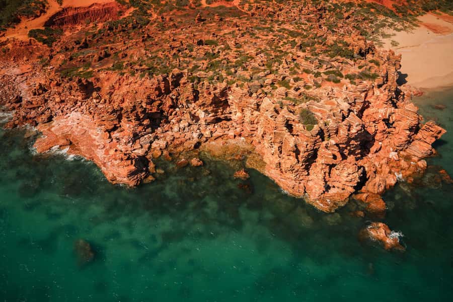 From Broome: Eco Beach Explorer Helicopter Flight with Lunch - The 10-minute hotel transfer