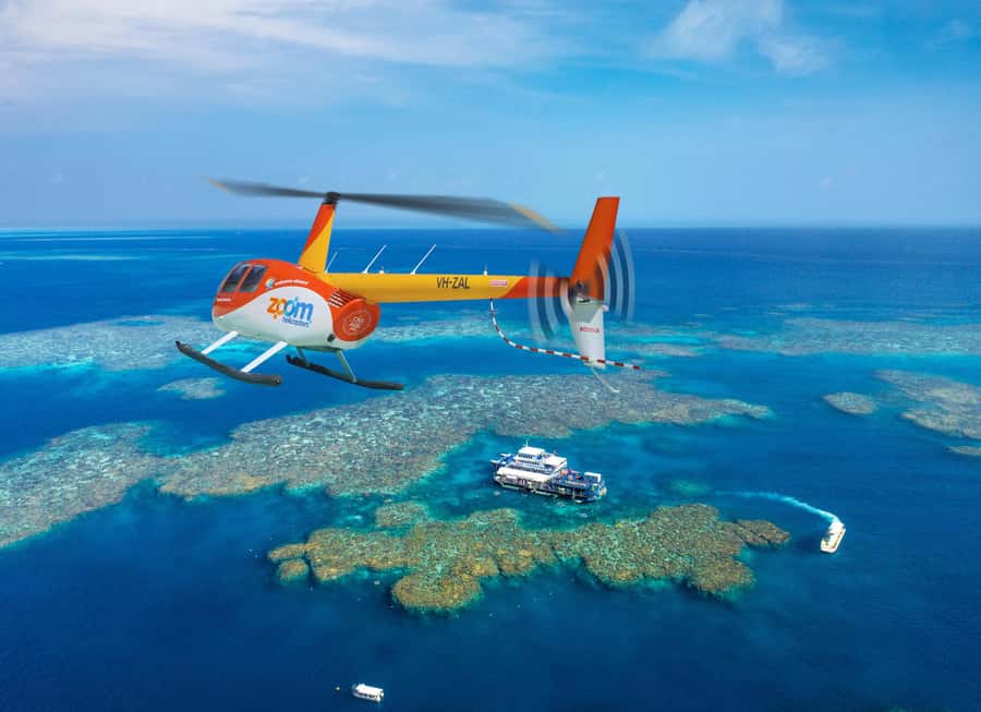 From Cairns: Outer Reef Pontoon, Island & Helicopter Tour - Two very different reef experiences in one day