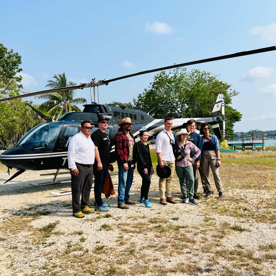 From Flores: La Danta & El Mirador Day Tour by Helicopter - The 35-minute flight from Flores