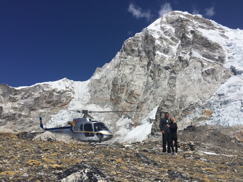 From Kathmandu: Everest Base Camp Landing Helicopter Tour - Flying over the Khumbu region toward Kala Patthar