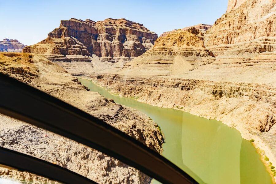From Las Vegas: Grand Canyon Helicopter Tour with Champagne - From the Las Vegas helipad to Lake Mead