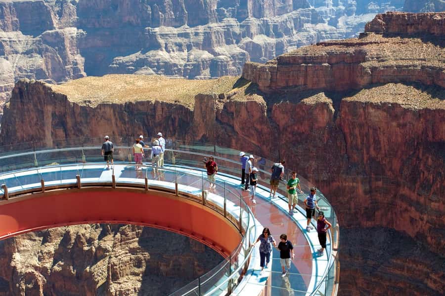 From Las Vegas: Grand Canyon Skywalk Express Helicopter Tour - Landing at the West Rim