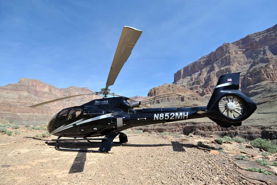 From Las Vegas: Grand Canyon Skywalk Express Helicopter Tour - Walking the glass Skywalk