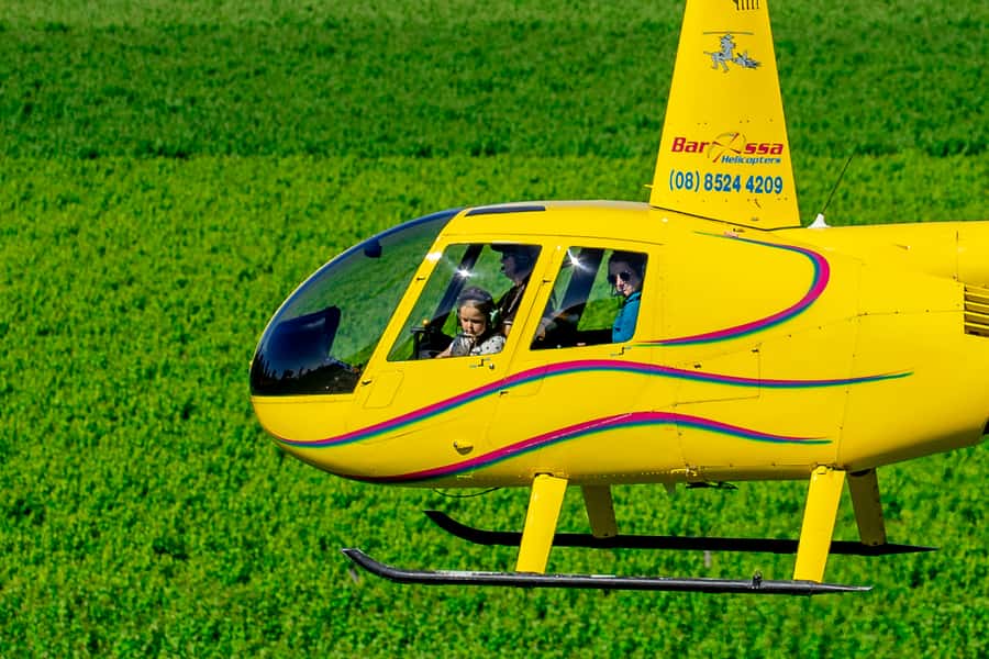 From Lyndoch: Barossa Valley 15-Minute Helicopter Flight - Rowland Flat and the giant wine tanks