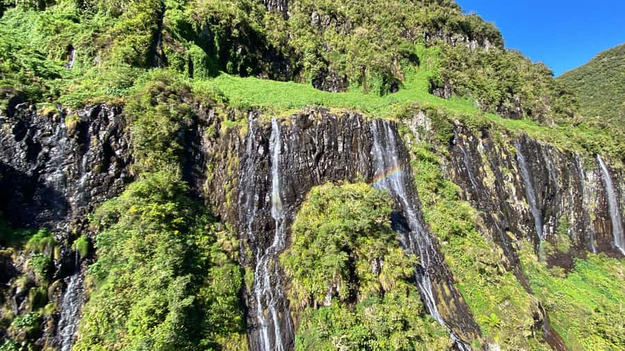 From St Pierre: helicopter flight over the whole of Reunion Island - Takamaka, Grand-Étang, and the Eastern Mountains