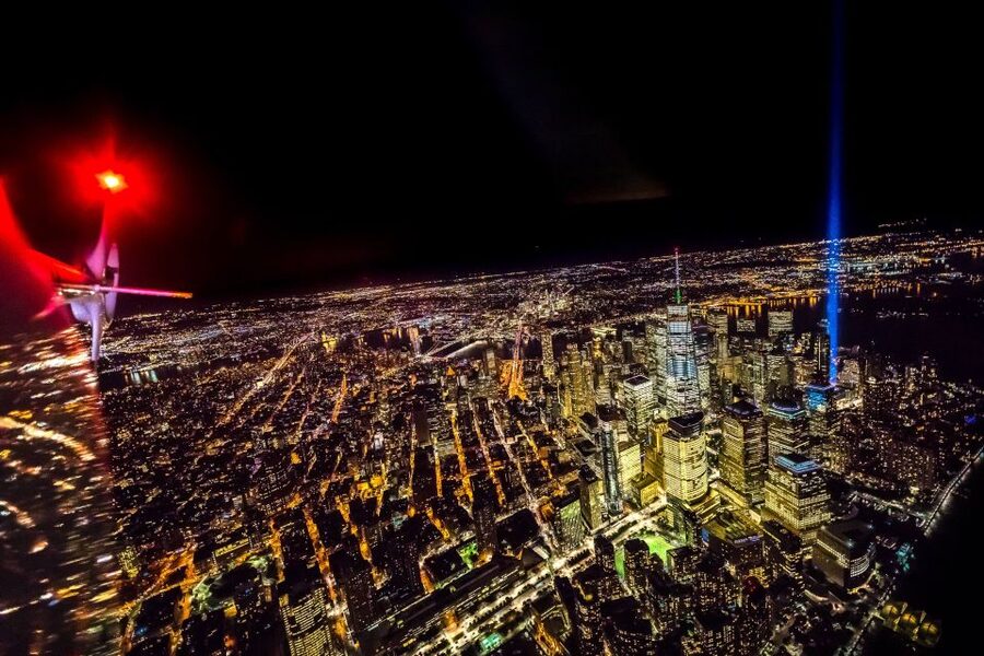 From Westchester: NYC Private Helicopter Tour for Couples - Midtown from the air: Empire State and Chrysler Buildings