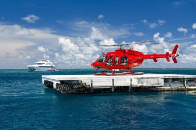 Full Day Reef Cruise and 10 Minute Helicopter Scenic Flight