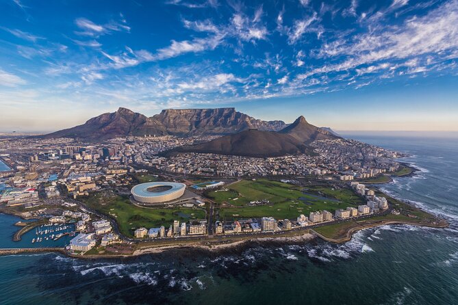 Full Peninsula Scenic Helicopter Flight with Free Boat Cruise - Cape Point and the Cape of Good Hope from above