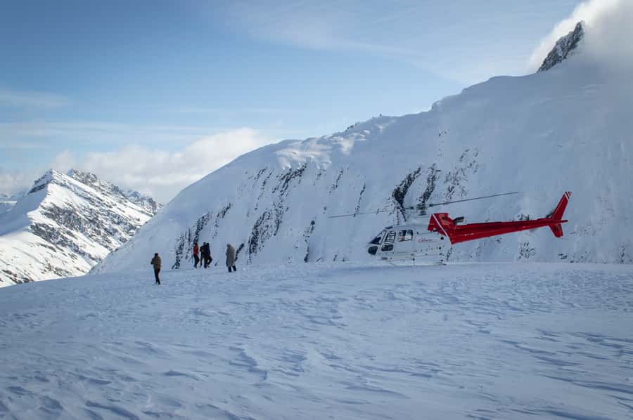 Glacier Explorer & Earnslaw Burn Helicopter Flight - The flight is smooth, but the cabin is part of the deal