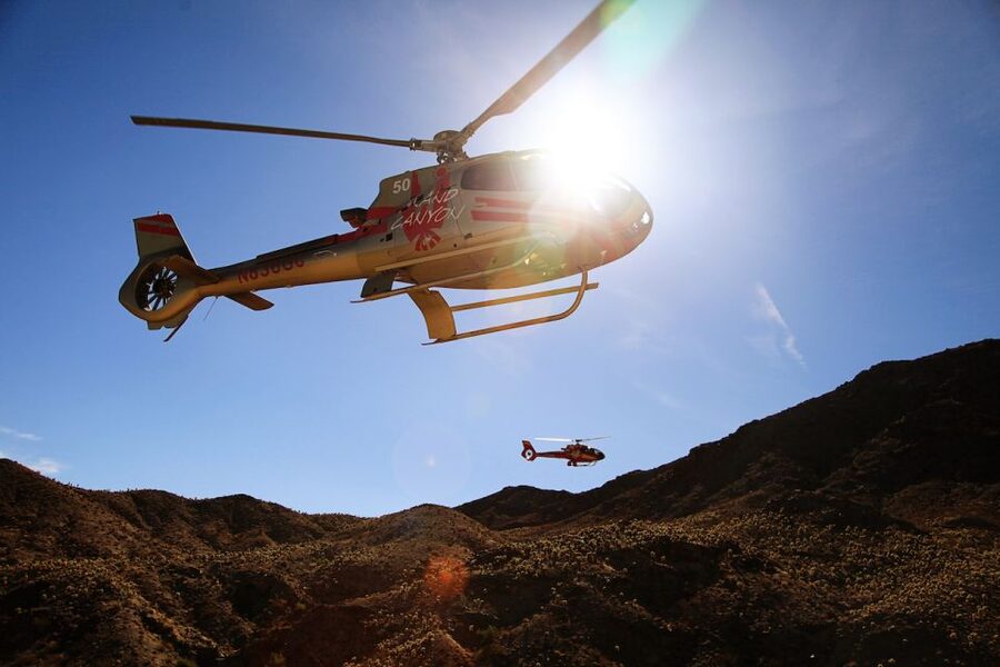 Grand Canyon Helicopter Landing Tour with Vegas Strip - Crossing Hualapai land and the West Rim