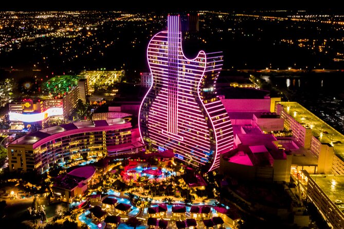 Guitar Hotel or Miami Dolphins Stadium Helicopter Tour - A short flight built around two big landmarks