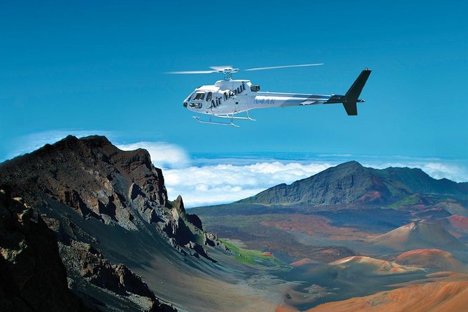 Hana Rainforest and Haleakala Crater Helicopter Tour - Haleakala’s upper slopes and crater views