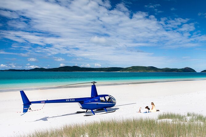 Heart Reef & Whitehaven Rest and Relax - 2.5Hr Helicopter Tour - Leaving Airlie Beach over Shute Harbour