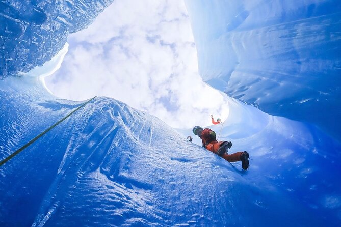 Heli Glacier Crevasse Ice Climbing- Summer - Key points to know before booking