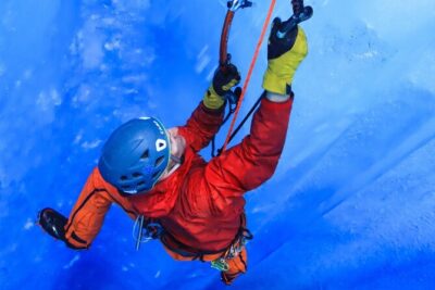 Heli Glacier Crevasse Ice Climbing- Summer