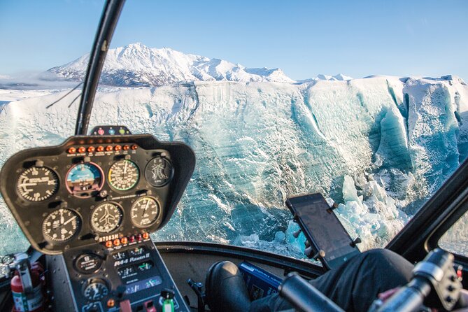 Heli Glacier Crevasse Ice Climbing- Summer - Blue ice, meltwater, and lunch on the glacier