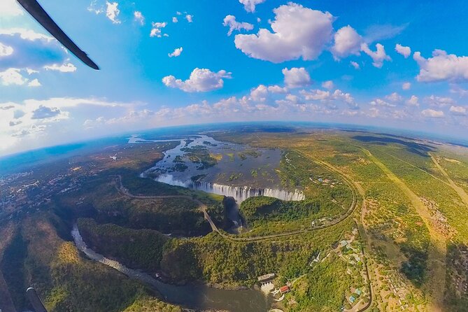 Helicopter Flight Experience Over Victoria Falls - The safety briefing and takeoff