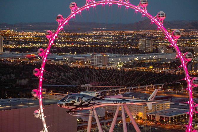 Helicopter Flight of the Las Vegas Strip with Eiffel Tower Dinner - Seeing the Strip from the air