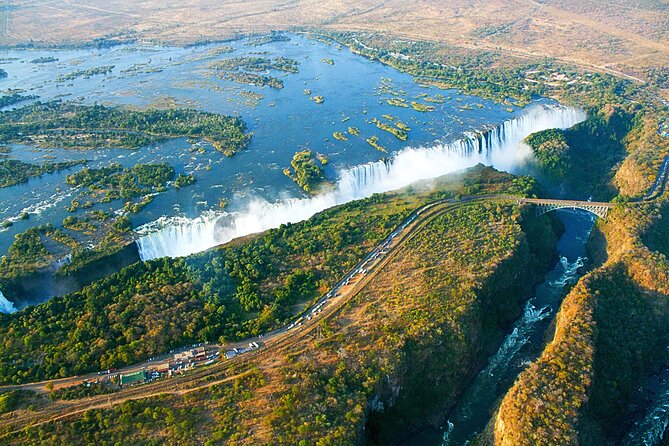 Helicopter Flight+window Seat Guarantee over the Victoria Falls - What the Zambezi National Park area adds