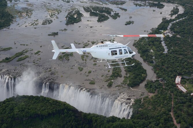 Helicopter Flight+window Seat Guarantee over the Victoria Falls - Pickup, timing, and planning your day