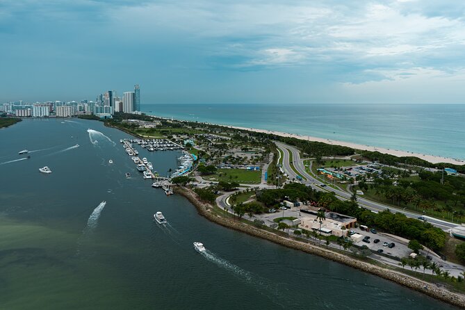 Helicopter Miami Grand Tour - Haulover Inlet, sandbar, and nude beach