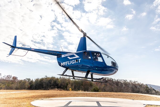 Helicopter Ride in Smoky Mountain Sevierville Great Smoky Tour - Sevierville from a full 180-degree view
