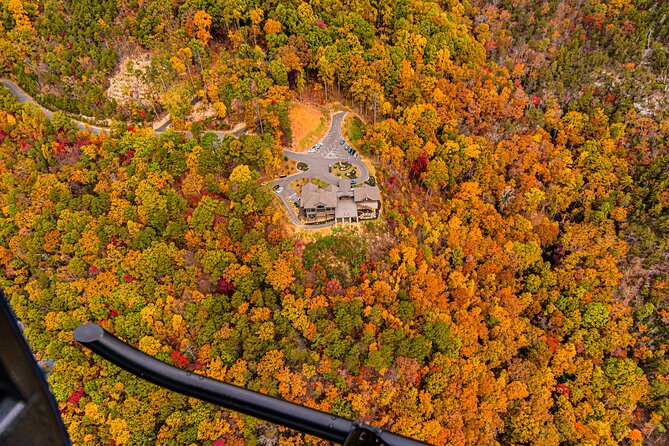 Helicopter Ride in Smoky Mountain Sevierville Mountain Jumper - Mount LeConte from above