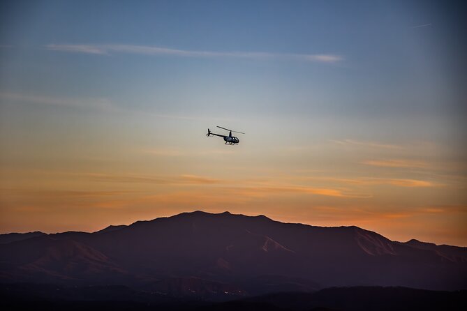 Helicopter Ride in Smoky Mountain Sevierville Mountain Jumper - Wears Valley and the western entrance to the park