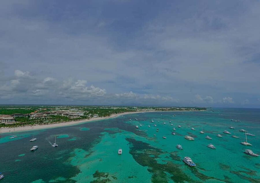 HELICOPTER TOUR - The Cana Tour route, from Cap Cana to Punta Cana