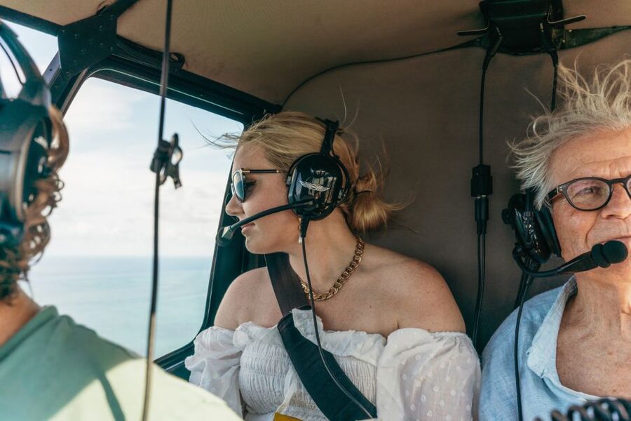 Helicopter Tour: Fort Lauderdale to Miami Beach - Haulover Beach and the turn toward Miami