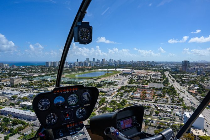 Helicopter Tour-Miami Iconic Coast and City Views - South toward Hollywood and Sunny Isles