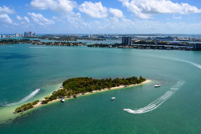 Helicopter Tour-Miami Iconic Coast and City Views - Crossing the bay toward Miami Beach