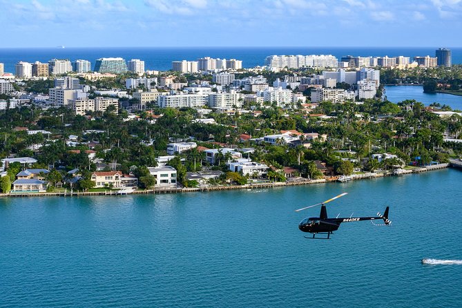 Helicopter Tour-Miami Iconic Coast and City Views - Miami Beach hotels, homes, and ocean wildlife