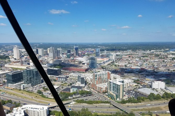 Helicopter Tour of Downtown Nashville - Downtown landmarks from the air