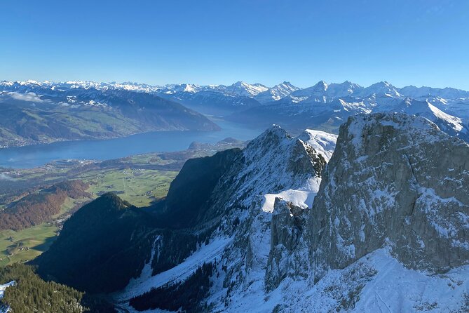 Helicopter tour to the Stockhorn mountain, with great view to the Swiss Alps - Taking off from Bern-Belp Airport