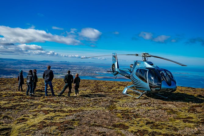 Helicopter Tour with Mountain Summit Landing from Reykjavik - Reykjavik from the air