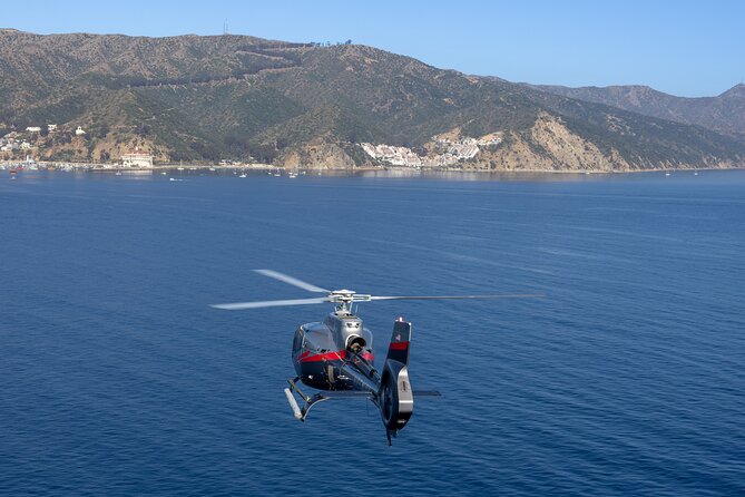 Helicopter Transfer: Long Beach to Catalina Island - An 18 to 20 minute flight over the Pacific