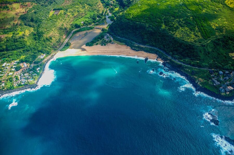 Honolulu: Blue Skies of Oahu Helicopter Tour - Sacred Falls, seen where roads cannot take you
