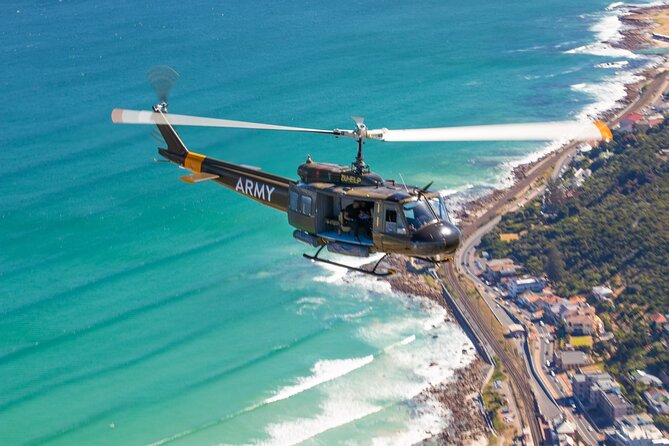 Huey Army Helicopter Adventure Flight in Cape Town - Meeting at the V&A Waterfront at 3:00 pm