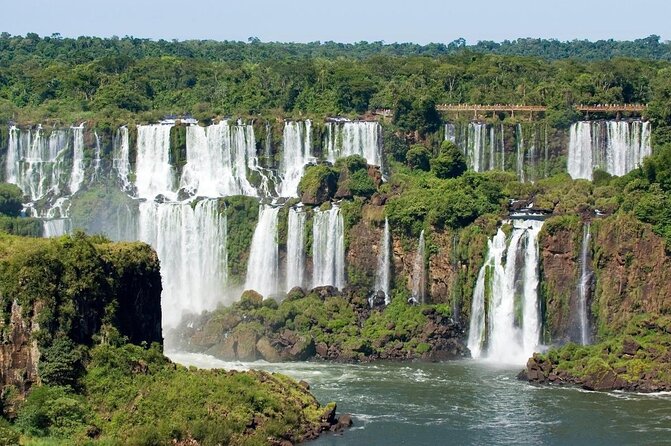 Iguassu Falls Brazilian Side: Macuco Safari, Helicopter Flight and Bird Park - The Brazilian-side trails give you the essential view