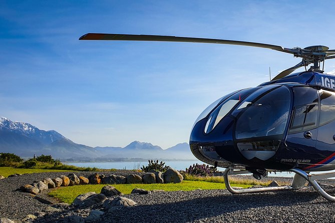 Kaikoura Helicopters Classic Whale Watch - The 30-minute flight, from helipad to canyon